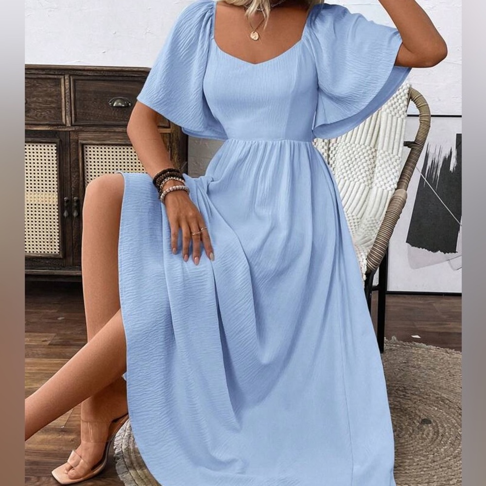 Pale Blue Maxi Dress